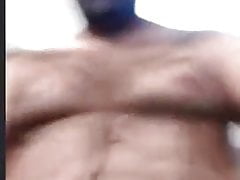 Straight hairy arab bear on cam