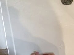 Jerk off in the shower