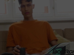 stiff necked twink Adam barnes receives hot BJ from step bro