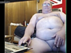 grandpa have fun on webcam