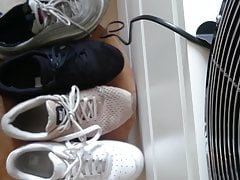 Cum in sneakers of hot 18 year old blonde girl(cum wasted)