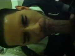 Chupando Rolão no Banheiro - Sexo Oral Amador