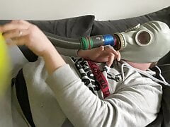 BHDL - N.V.A. LATEXGASMASK BREATHPLAY - THE REBREATHALYZER 3.0 -