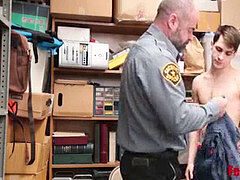 Forcing Cop Cock's Into Teen's culo