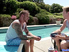 nicely-shaped dudes assdrilling each other