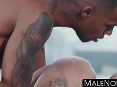 MaleNoir.com - Jacen Zhu's giant BBC stretches tight asshole to the max