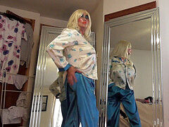 satin p js satin panties jizm in panties