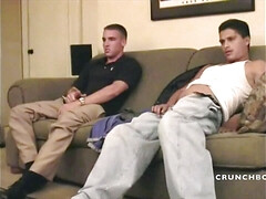 Two so sexy latinos straight boy curious show the cock and compare the size
