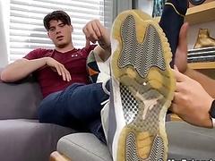 Jock Daddy Texas foot worshiped by deviant gay Dan Edwards