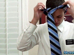 youngster inhales muscly mormon