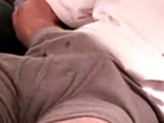 amateur Bill milking Off