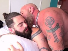 Bear boyfriend Deco gets pummeled by muscular Nick Maduro