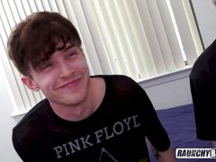 Two Shy Twinks Have Some Bareback Fun In The Bed