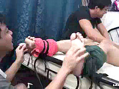 twunk Asian Boy Felix roped and tickled