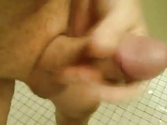 Standing in the Stall & Jerking Off for all to See