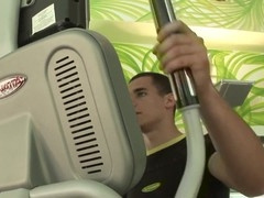 Muscular average-build guy enjoys anal sex with other ripped dude