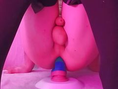 Anal Dildo Riding To Keep In Shape