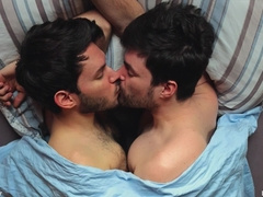 Homosexual best friends draining together