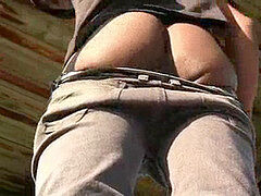 wide open stink slit in public, youngster gives up privacy of the ass