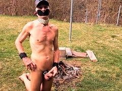 Slave-skinny, slave-shaved, gay-uncut