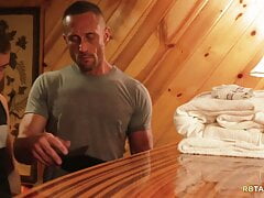 Gay stepson enjoys a daddy dick
