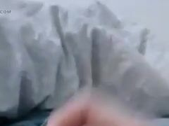 Young fellow jerking until wrecked ejaculation