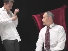 Sensual Spanking Makes Young Man Cum