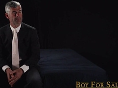 BoyForSale Twunk used and pounded naked by gang of elder studs