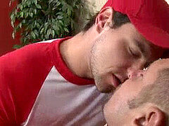 ginormous cocked Coach ravages his player