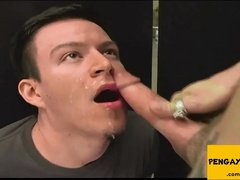 Lad Blows Ample Man rod in a Truck