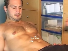 Sexy, gay european, masturbate