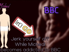 Wank Yourself off while Michael becomes addicted to BIG BLACK COCK Teaser