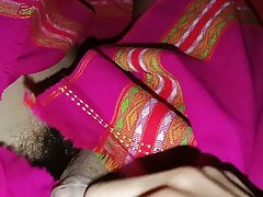 Huge cum on pink sarong
