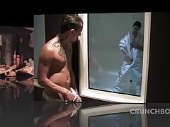 amator threesome sec party in public sauna