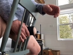 Twink enjoys wild hookup at buddy's place leading to double load release