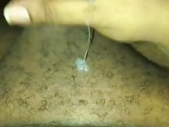 Cumming out of the shower