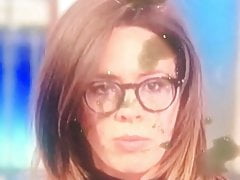 Kate Mason Sky Sports News Cum Tribute 3 Cum On Her Glasses