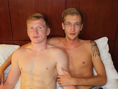 Sexy boys release their first sex tape where they try naughty perversions