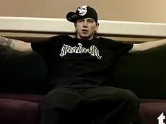 Yummy babe is about to cum on his pretty toes