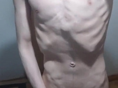 Demonstrating off my utterly brilliant lean bod near bright light