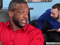 Nathan Daniels takes his pants to be fisted by Micah Martinez