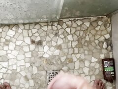 Handjob in the shower