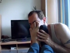 Socks / Feetworship to Alpha Male