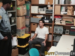 Teenie shoplifter in 3way