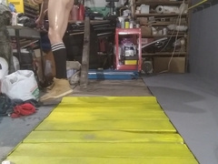 Super-hot lean lube boy