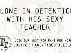 Homosexual Softcore Audio ASMR: Detention With His Steaming Tutor