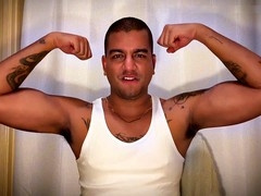 POV armpit worship and humiliating verbal domination with Smoker Master