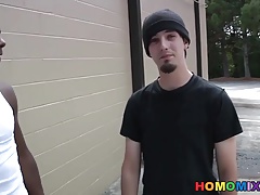 Ace London Takes Two Big Black Cocks