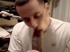 Muscular Amateur Sucks a Huge Black Cock7777