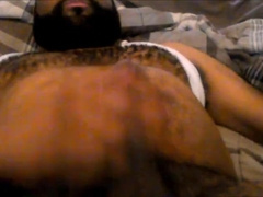Me showing off Hairy Chest and Belly while Jerking Off 6